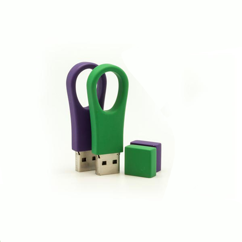 Plastic Usb Keychain