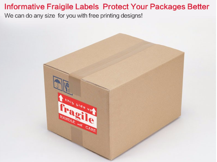 Fragile Shipping Label