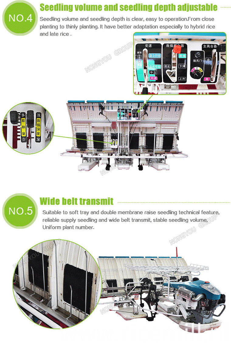 Rice Seedling Transplanter 6 Rows 2zs 6a Rice Seedling Transplanter 6 Rows 2zs 6a