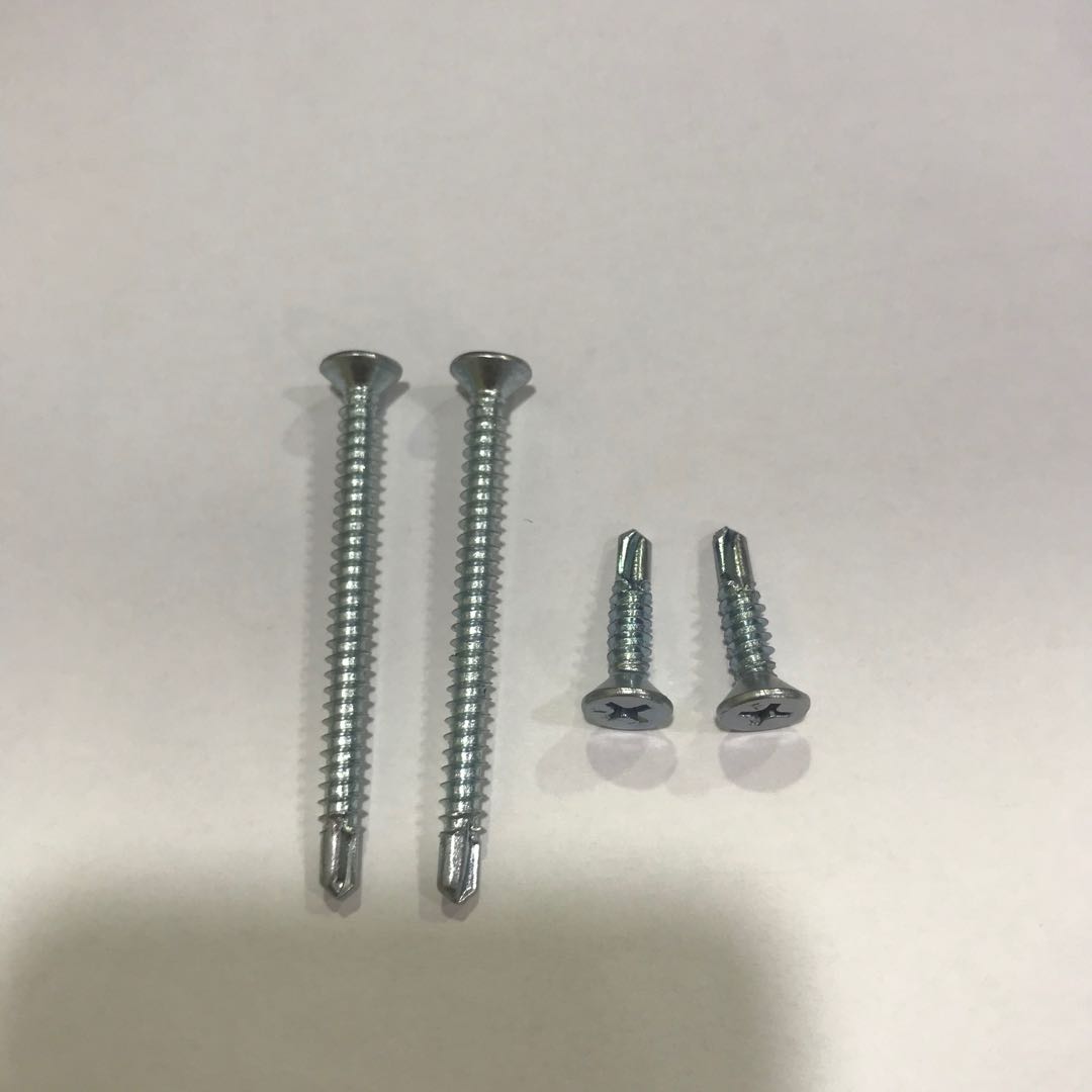 Countersunk head self drilling screw