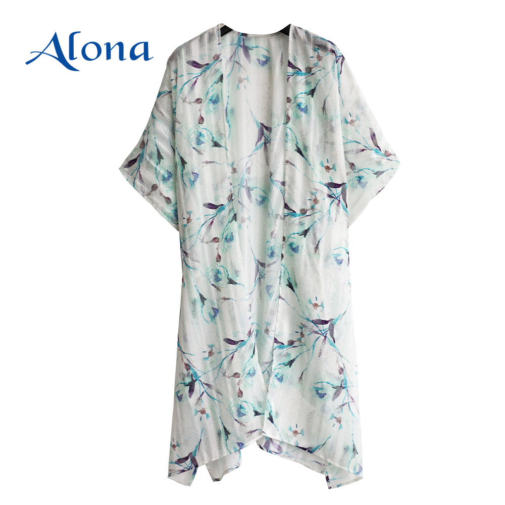floral beach cover up