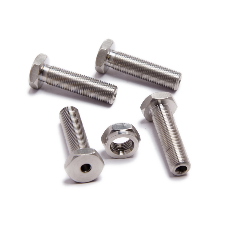 Stainless Steel Hex Nut Bolt Set Hollow Bolt With Hole