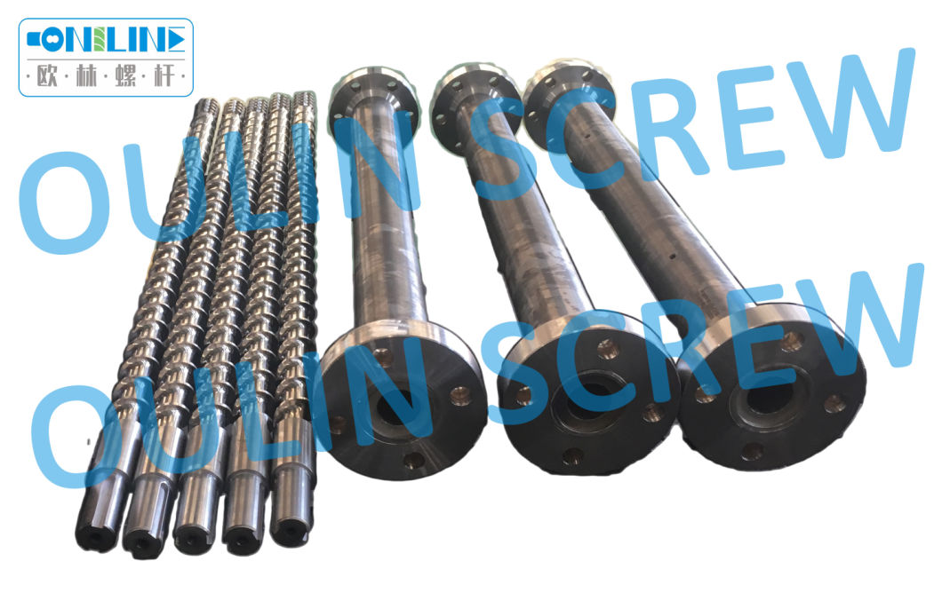 50mm Bimetallic Film Blowing Machine Screw and Barrel for Recycled HDPE