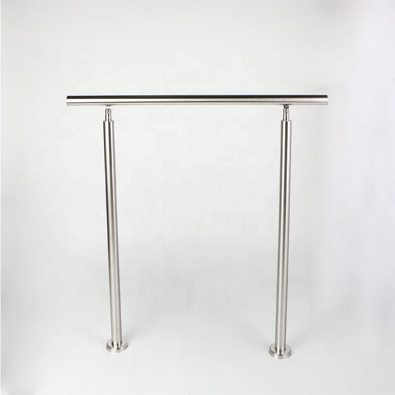 Floor Mounted Antirust Stainless Steel Stair Handrail