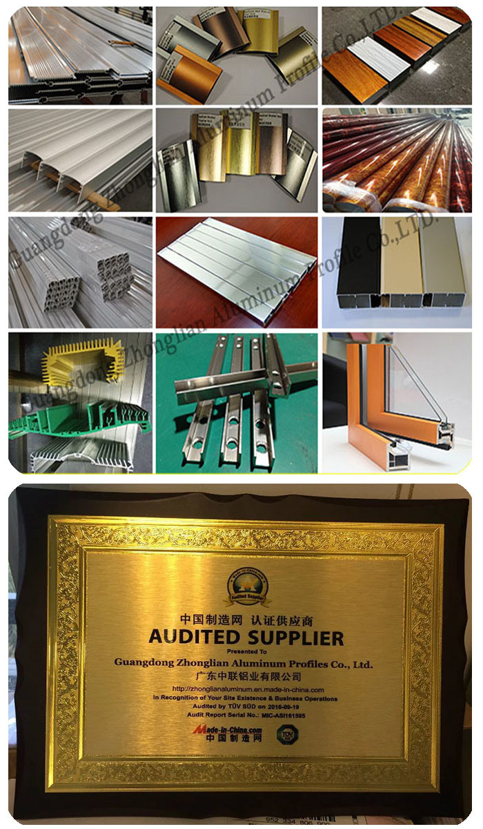 Customized Aluminum Aluminium Extrusion Profiles for Shutters/Louvres