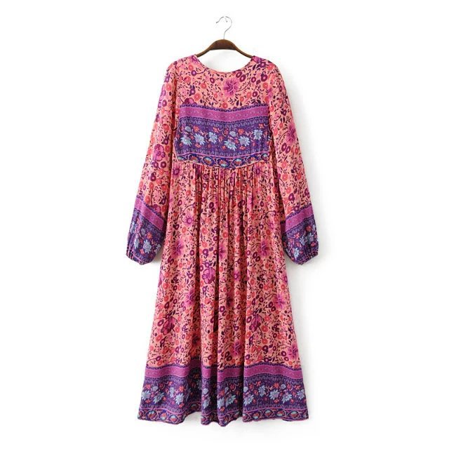 Comfortable Flower Printing Dress