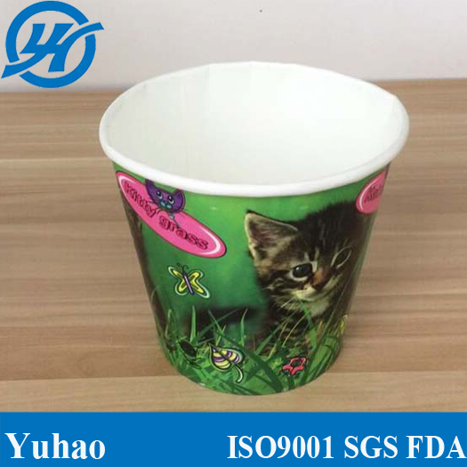 Disposable Paper Material Decorated Plant Pot