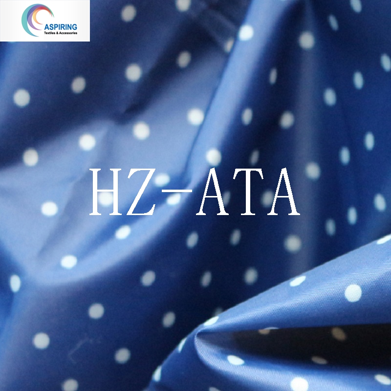 Waterproof PU Coating Npolyester Taffeta Fabric