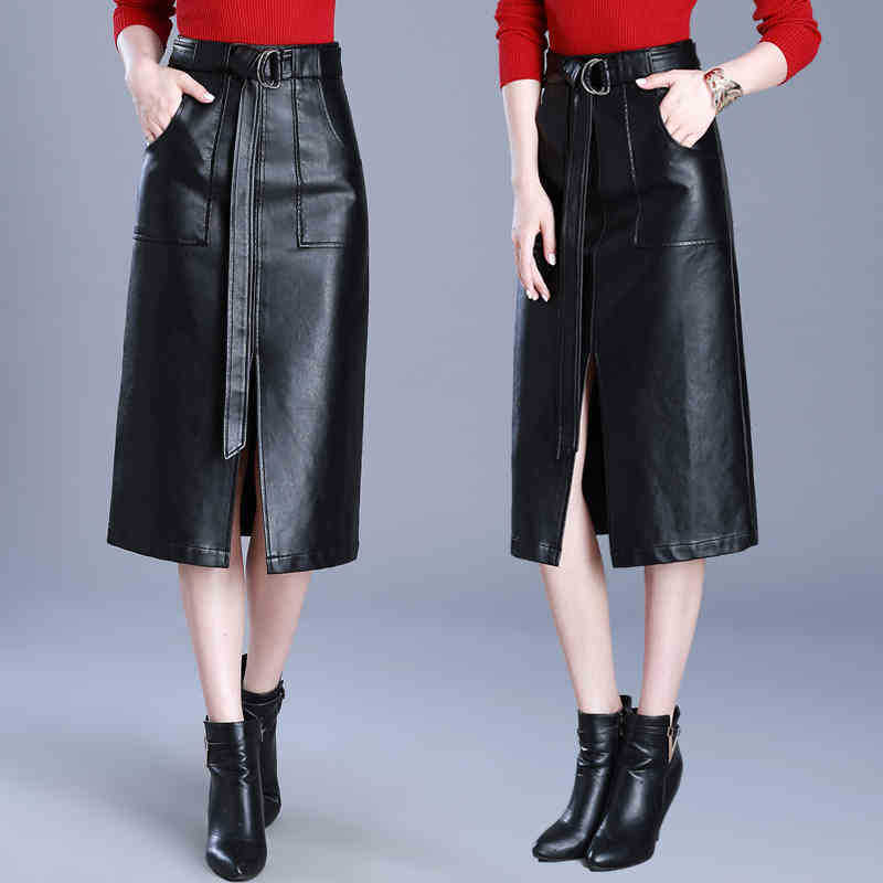 Women Long Vent Skirt
