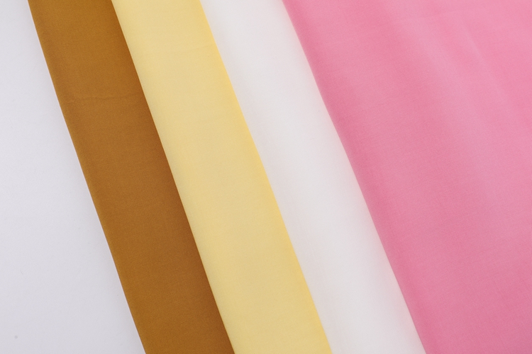 100% Woven Viscose Poplin Dyed Fabrics