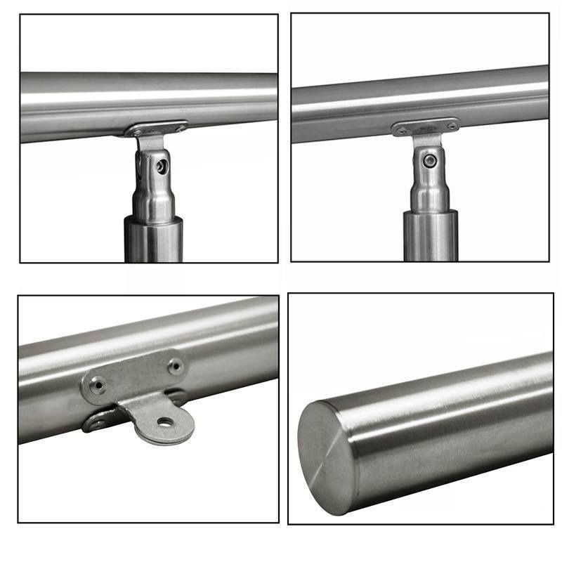 Adjustable Stainless Steel Removable Stair Handrail