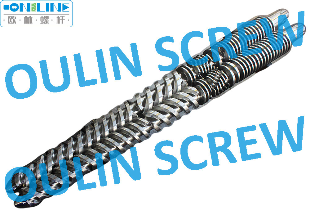 Jwell 55/120 Twin Conical Screw and Barrel for PVC Pipe