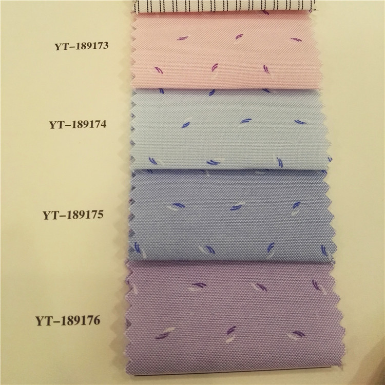 Newest men's printed shirting fabric price for meter with low moq