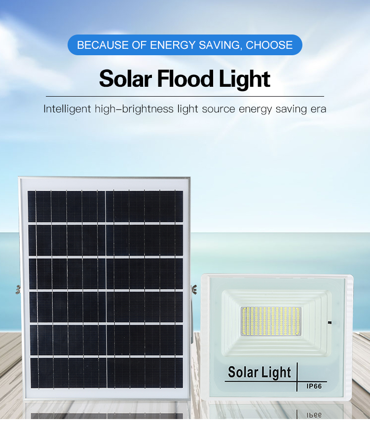 Outdoor LED Solar Flood Light IP66