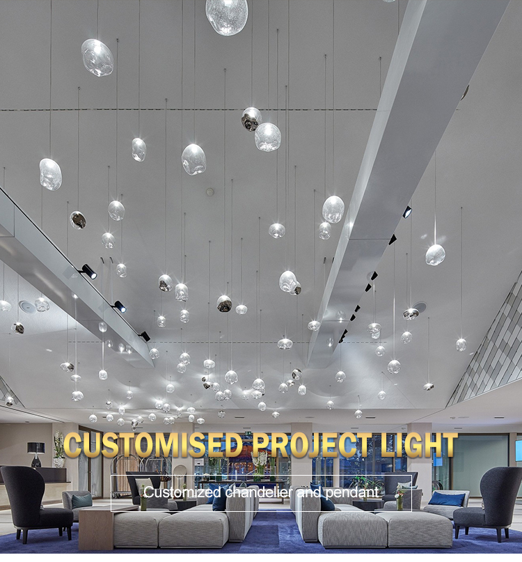  high transparency glass pendant lamp