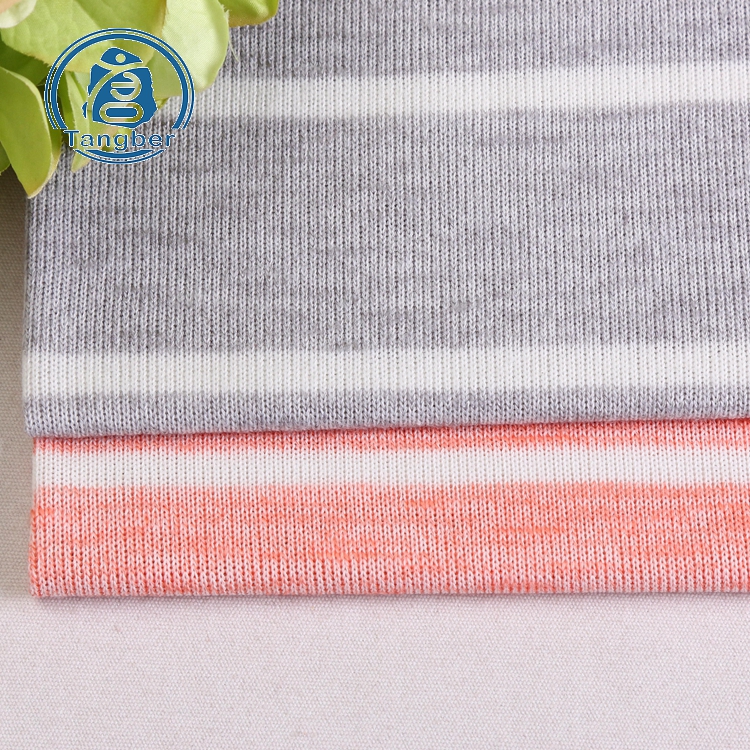 polyester cotton stripe fabric