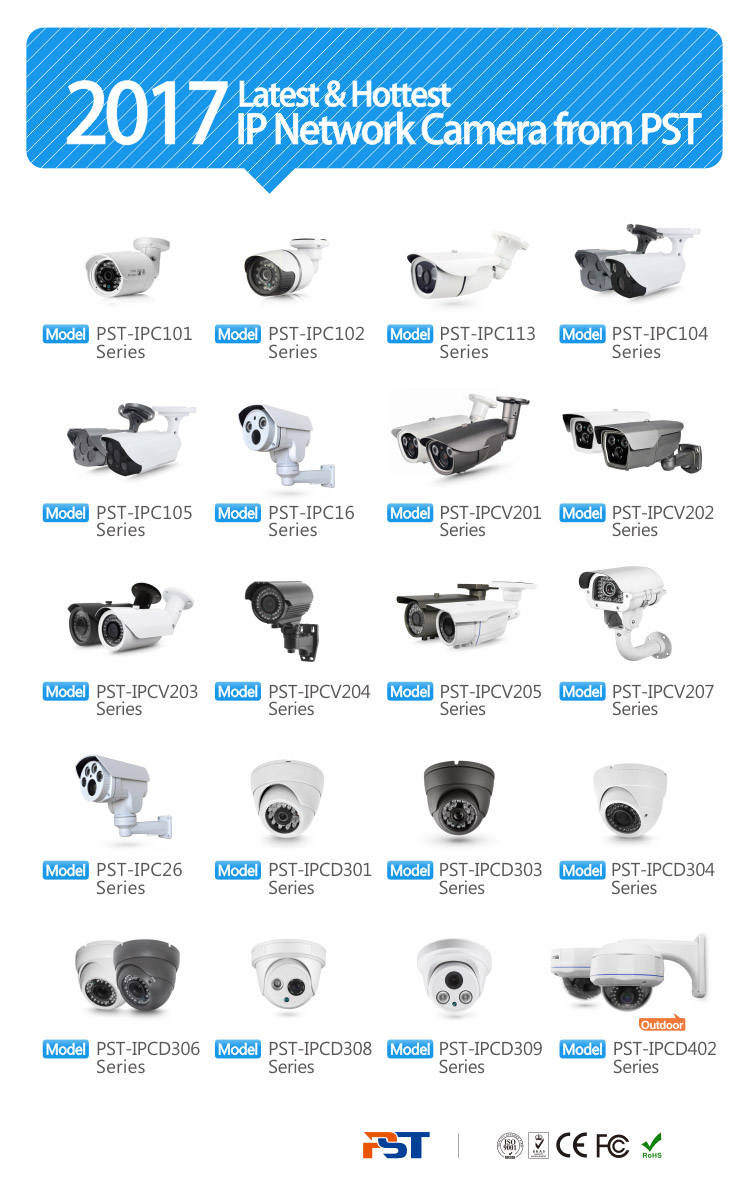 Outdoor Waterproof 960p Wireless WiFi Network IP Bullet Camera (PST-WHM30AL)