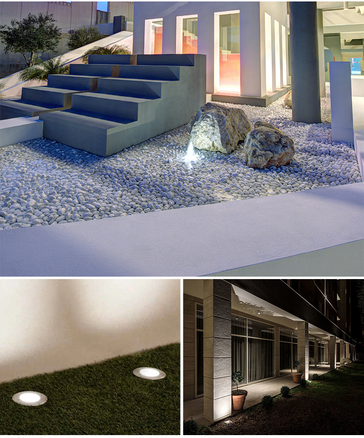 Waterproof LED underground light for lawn lighting