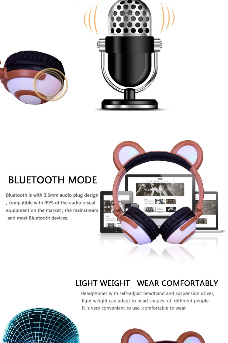 Adjustable Wired Headphone