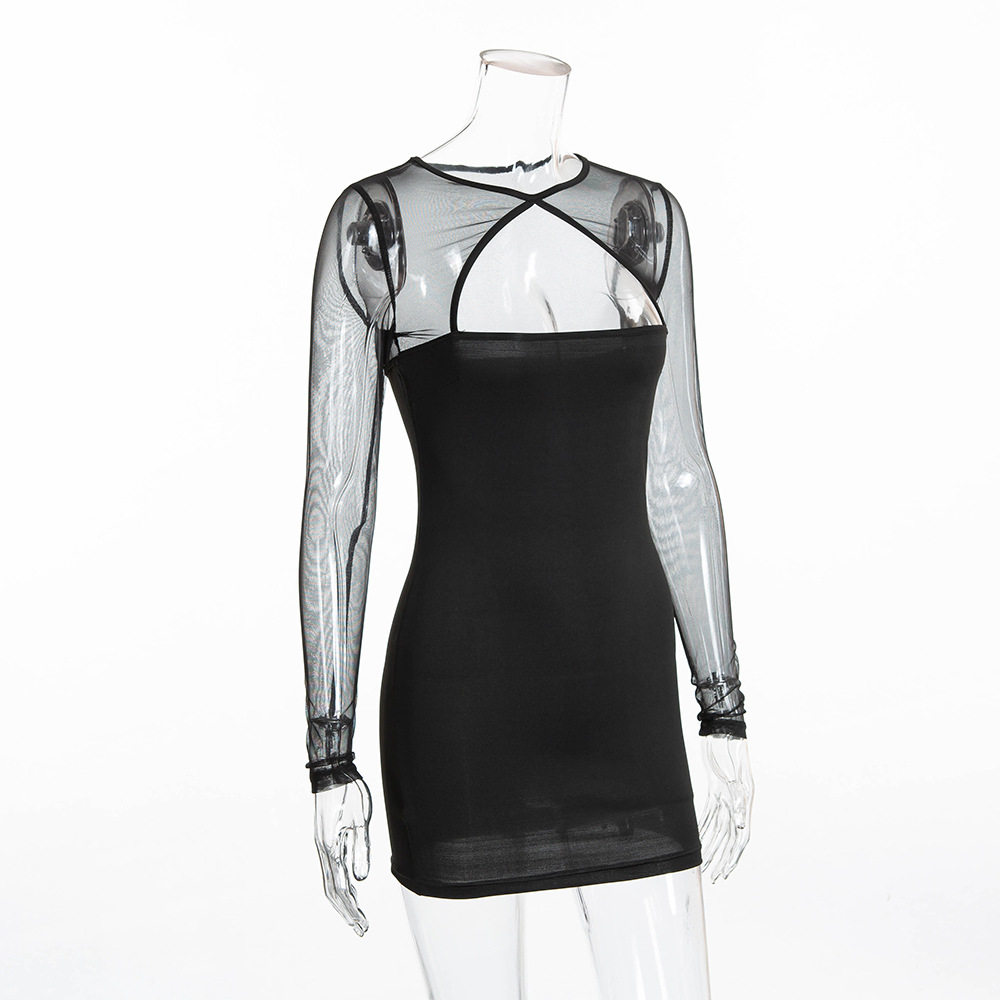Ladies Sexy Black Dress