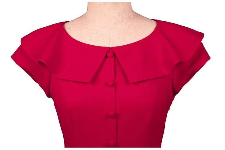 Elegant Short Sleeves Dress
