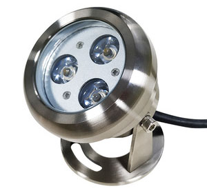 Full-color embedded LED underwater light for swimming pool