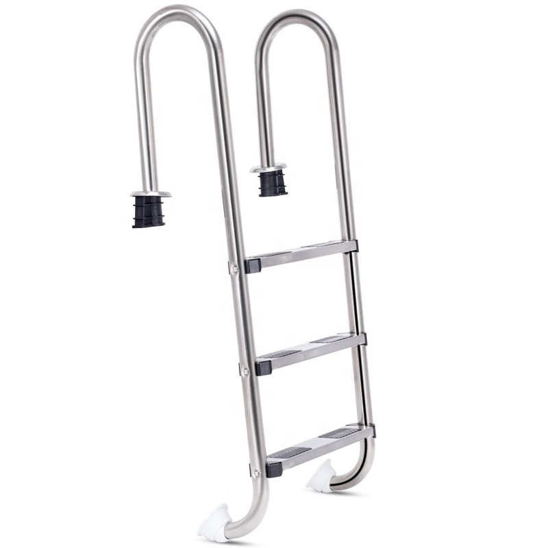 Anti-slip stainless steel swimming pool ladder