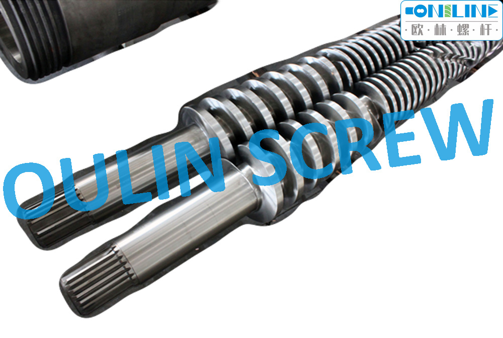 Cincinnati Cmt68 Twin Conical Screw and Barrel for PVC Machine