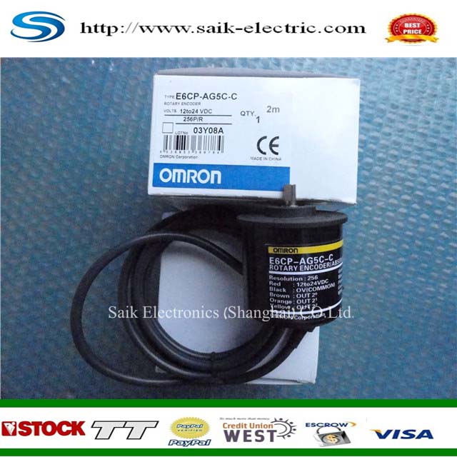 Omron Rotary Encoder E6cp Ag5c C 256p R 12 To 24vdc 2m High Quality