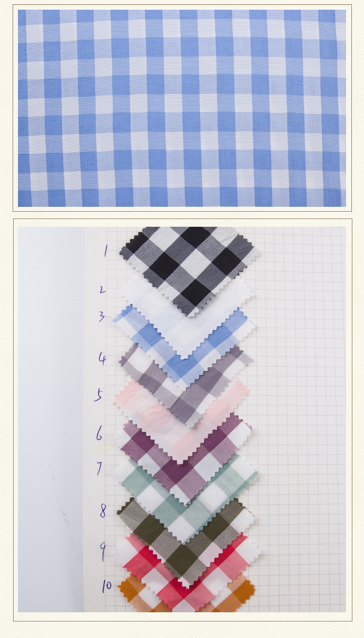 Acetate Woven Fabric Fabric Yarn Dyed Plaids Fabric