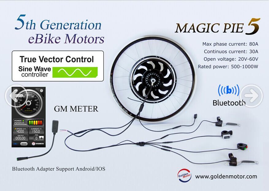 Programmable Electric Bicycle / Bike Conversion Kits / Parts