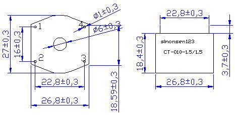 Mini Current Transformer for Measuring