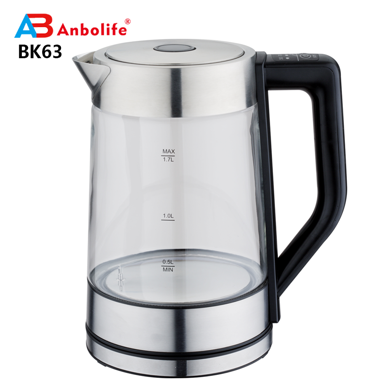 1.7l Glass Cordless Electric Fast Rapid Boiling Kettle , Instant Water