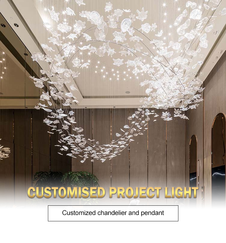 Custom Chandeliers for Hotel Waiting Areas