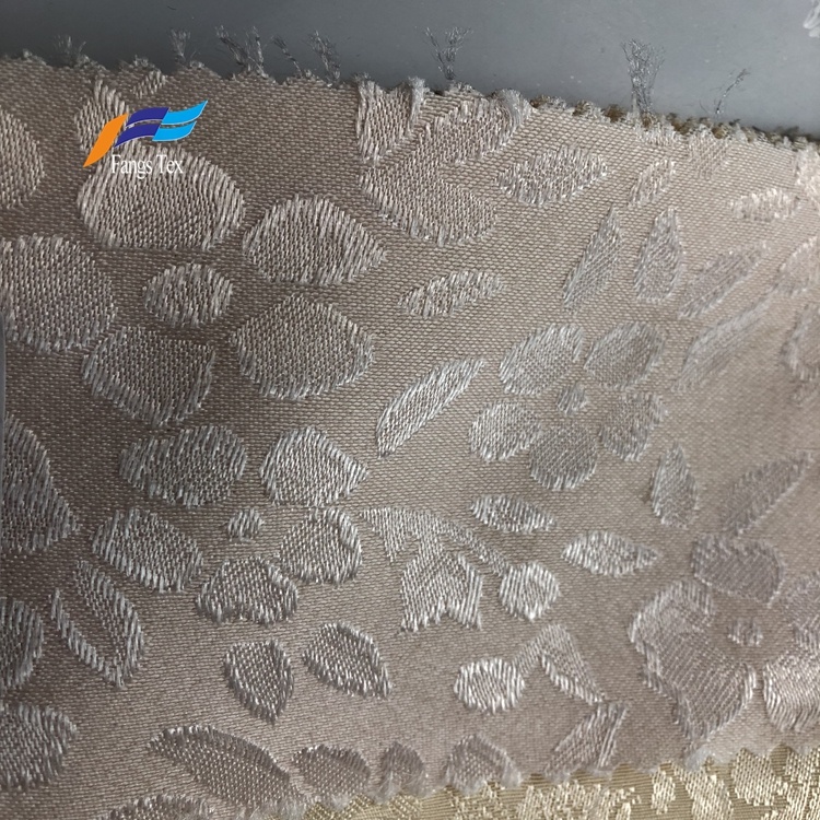 Elegant 100% Polyester Jacquard Window Curtain Fabric  