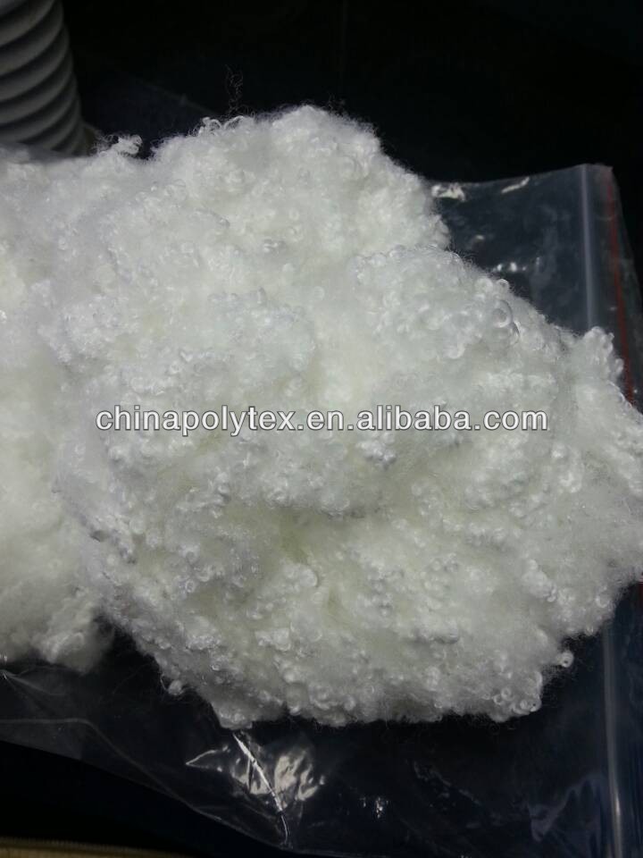 Virgin Hollow Conjugated Siliconized Fiberfill - POLYESTER STAPLE