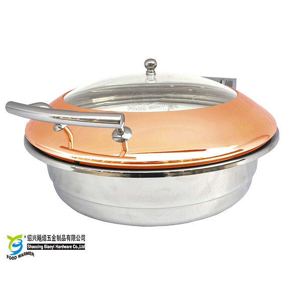 Round Induciton Chafer Can Use Buffet Frame
