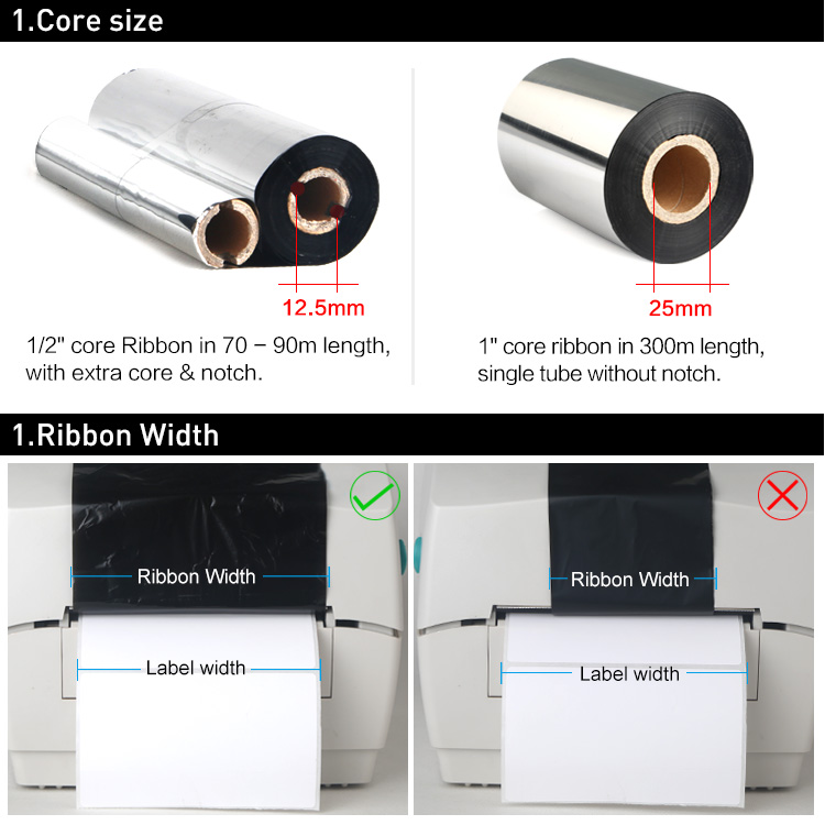 thermal ribbions for barcode printers