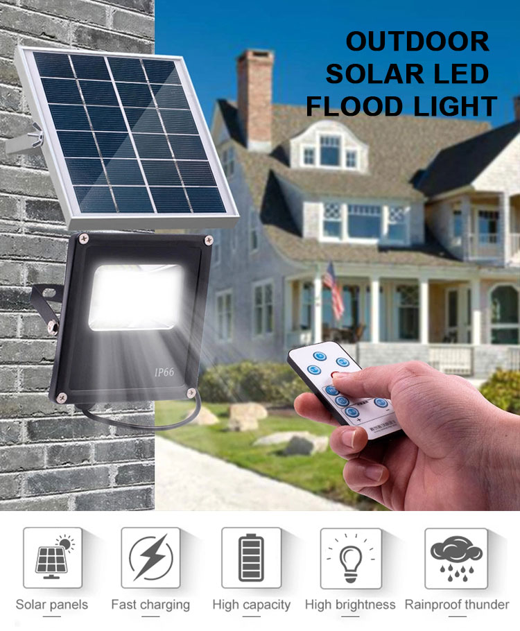 Adjustment emergency solar led flood lights