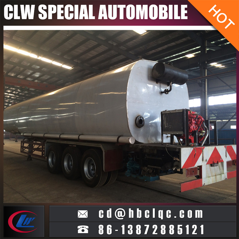 3axles 38m3 60m3 Fuel Transport Semitrailer Gasoline Tank Trailer