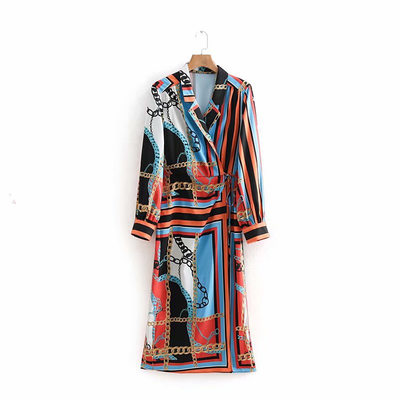 Women Paisley Pattern Print Dress