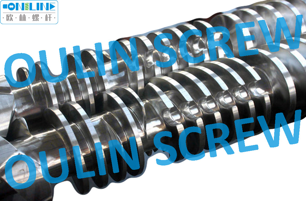 Kruassmaffei Kmd2-60kk Twin Conical Screw and Barrel for PVC Pipe, Sheet, Profile, Pellets