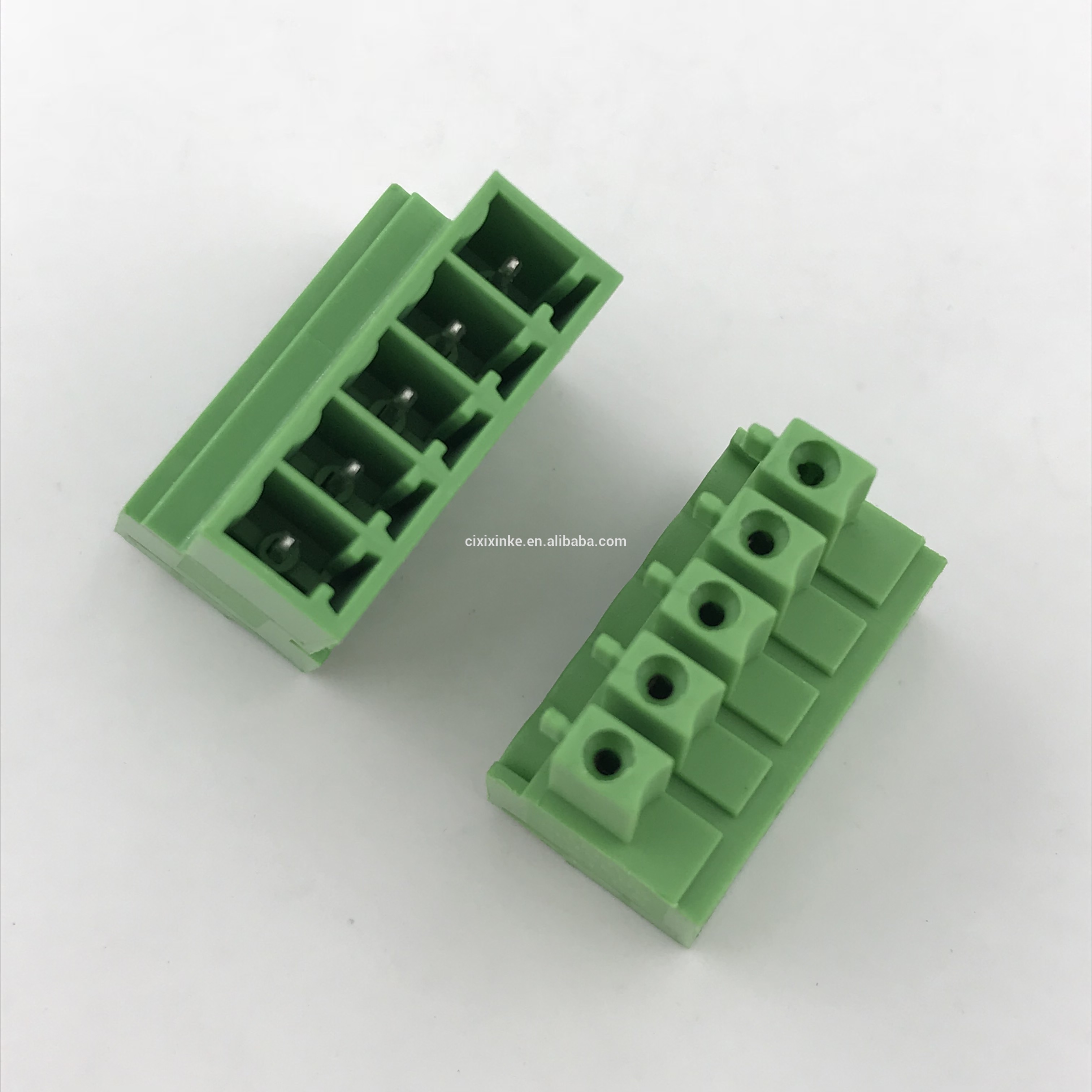 5 contacts of wiring screw pluggable terminal block