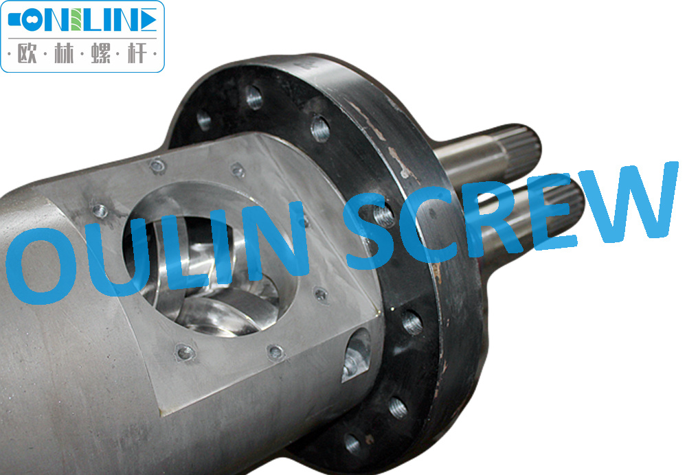 Bandera 110-28 Twin Parallel Screw Barrel for PVC Sheet, Pipe, Profile, Granulation Extruder