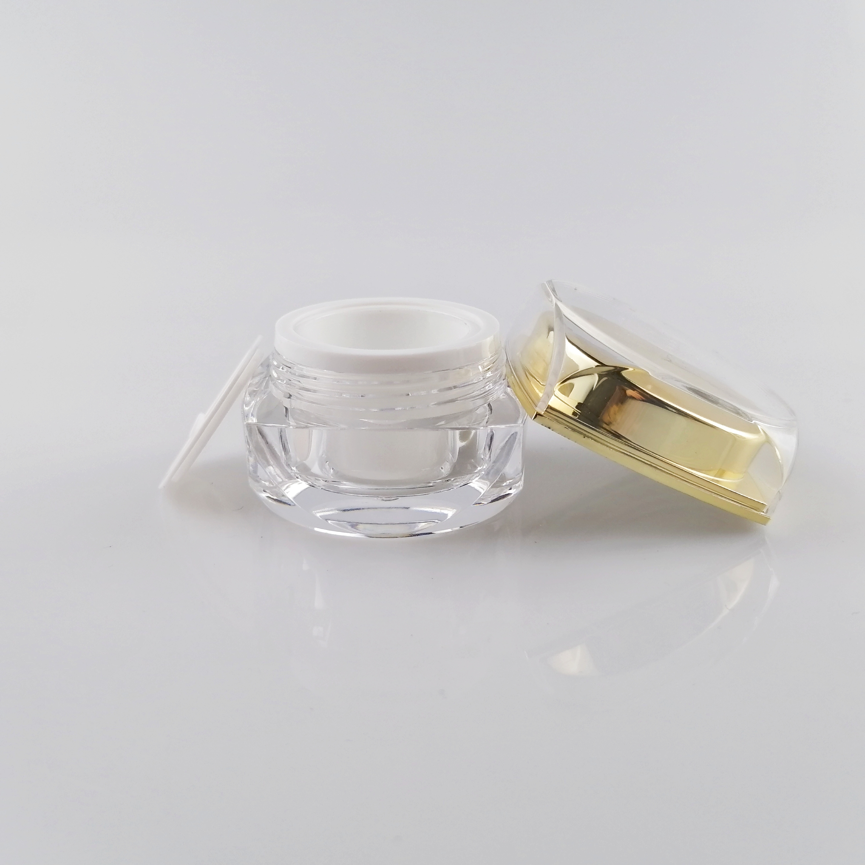 Cream Container Plastic Clear Skin Care Acrylic Jar Cream Container Plastic Clear Skin Care Acrylic Jar