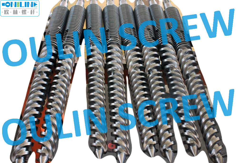 PVC Machine Screw and Barrel, Twin Conical Screw Barrel