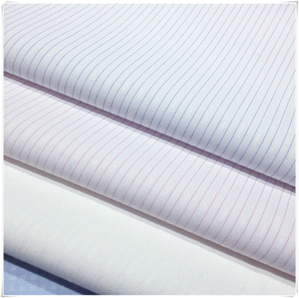Classic stripe business shirt fabric