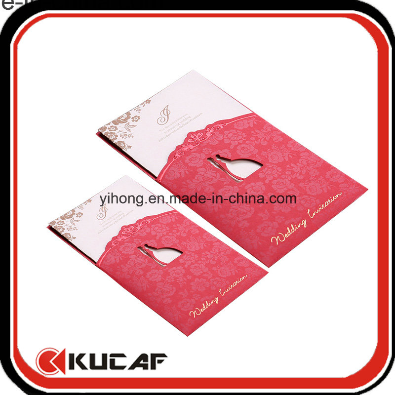 Custom Printing Luxury Wedding Card Laser Cut Invitation Card