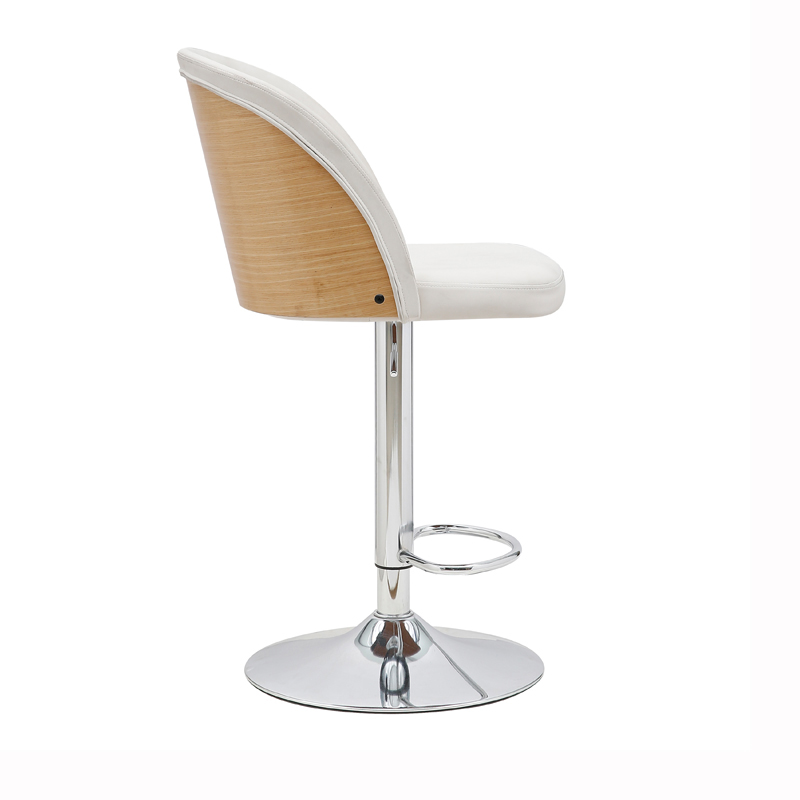 white bar stool