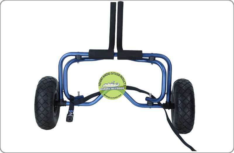Beach Kayak Cart, Aluminium Canoe Boat Trolley, Foldable Kayak Trolley